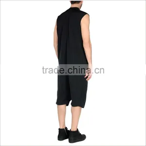 Factory Custom Cotton New Design Onesie Fitted Tracksuit In Black thumbnail-2