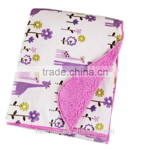 High Quality Coral Fleece Animal Design Baby Blanket thumbnail-4