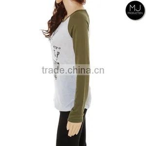 FACTORY Wholesale Christmas Raglan Shirts thumbnail-2