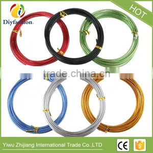2mm 5m Round Aluminum Wire Jewelry Craft Versatile Painted Jewelry Findings Beads For Jewelry Making DIY thumbnail-3