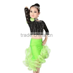 2017 New Girls Latin Dance Wear Sexy High Waist Dance Clothes thumbnail-4