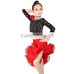 2017 New Girls Latin Dance Wear Sexy High Waist Dance Clothes thumbnail-5