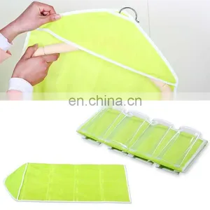 16 Pockets Door Wall Hanging Bag Sundry Socks Shoe Storage Tidy Pouches Green thumbnail-4