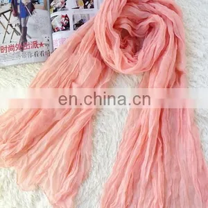 Cape Yarn Wide Large Size Thin Scarf Multi Colors Fashion Women Shawl Trendy Female Breathable Scarf Whole Colored thumbnail-6