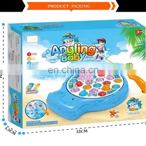 Hot Selling 2017 Electric Magnetic Battery Operated Fishing Game Baby Toy With Music thumbnail-5