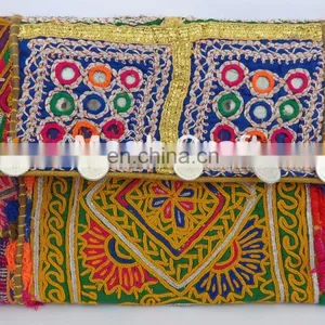 Vintage Gypsy Banjara Coin Clutch - Antique Embroidered Coin Clutch- Banjara Gypsy Coin Clutch thumbnail-3