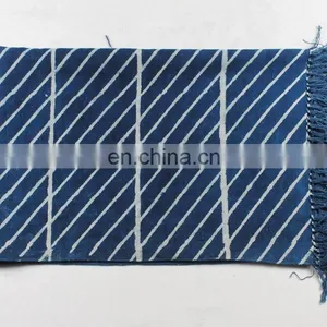 100% Cotton Wholesale Indian Handmade Blue Indigo Area Rugs thumbnail-1