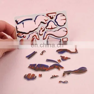 2016 Zhejiang Manufacture New Design Creative Customized Personalized Animals Plastic 3d Puzzles thumbnail-5