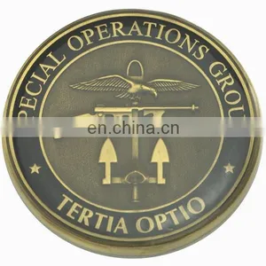 3D Custom Enamel Copper Eagle Challenge Coin thumbnail-2