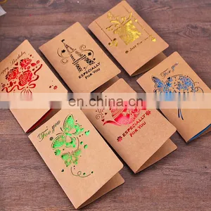 New Design Happy Birthday Handmade Greeting Card With Rose Flower Birthday Greeting Card thumbnail-5
