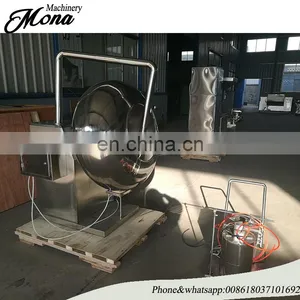 Energy Saving Coated Peanut Nut Bean Pill Chocolate Coatedmachine/candy Pan Coating Machine/sugar Coated Machine thumbnail-3