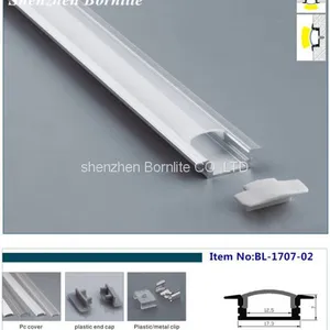 Anodized Led Strip Aluminium Profile for Led Strips Recessed Channel thumbnail-2