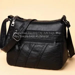 2019 Stonewash Handbag Wash Lady Bag Black Lady Sling Bag thumbnail-2
