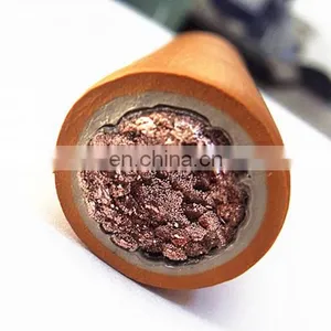 Copper Conductor Double Insulated Soft Flexible Rubber Welding Cable/IEC 81 YH Welding Cable 70mm2 90mm2 thumbnail-1