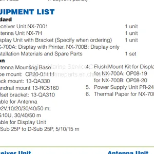 UTP-58 DPU-30-0BJ-E Printer Assy for Furuno NX700A thumbnail-3