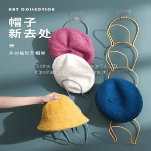 Wholesale Hat Display Rack Multi-purpose Drying Rack Metal Rack for Caps & Hats thumbnail-3
