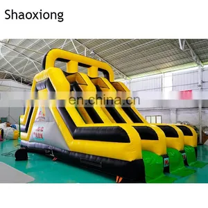 Used Adult Kids Large Inflatable City Water Park Pool Bouncer Slides Waterslide thumbnail-1