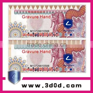New Arrive High-quality Watermark Certificate Security Paper Paper With Visible/invisible Fibers thumbnail-5