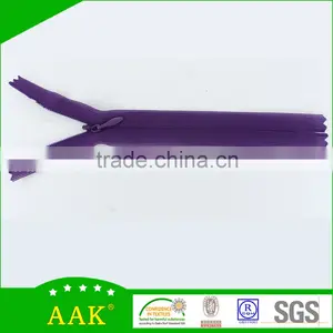 Apparel Zippers Korea for Clothing 3# Invisible Zippers With Water Drop Puller Quality Choice thumbnail-1