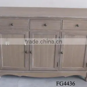 WOODEN FURNTURE_STORAGE CHEST OF 3-DOOR & 3-DRAWER thumbnail-1