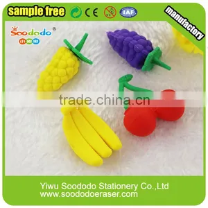 Funny Promotional Red Tomato Shaped Eraser thumbnail-1