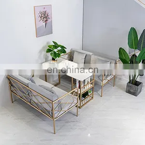 Beauty Salon Long Waiting Chair/comfortable Salon Waiting Sofa thumbnail-5