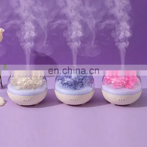 Eternal Flower Fragrance Diffuse Ultrasonic Essential Oil Diffuser With Colorful Night Lamp thumbnail-1
