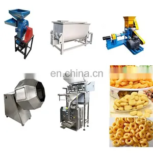 Sweet Corn Puff Machine Snack Bar Screw Extruder Puffed Corn Chips Snacks Food Making Machine thumbnail-1