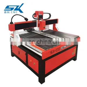 SENKE 4 Axis Advertising Wood MDF Door PVC CNC Router Cutting Engraving Drilling Machine thumbnail-2