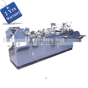 ZF80 Automatic Zigzag Eyeglass Paper Envelope Folding and Gluing Machine, M Fold Lens Bag Pasting Making Machine thumbnail-1