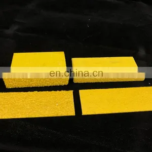 Fiberglass Stair Treads Anti-Slip FRP GRP Yellow Step Covers FRP Stair Nosing thumbnail-2