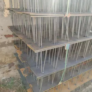 Q235B Pre Embedded Steel Plate Curtain Wall Construction Steel Structure Engineering Hot-dip Galvanized Pre Embedded Parts Rust Proof and Anti-corrosion Pre Embedded Plate thumbnail-1