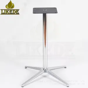 Morden Design Hot Sale Round Aluminum Dining Table Solid Wood Cafe Table for Hotel Restaurant Kitchen Use thumbnail-3