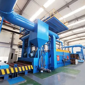 Automation Large Industry Abrasive H Beam Type Shot Blasting Machine for Cleaning Metal thumbnail-1