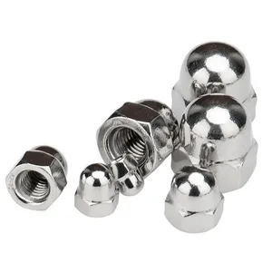 201/304/316 Stainless Steel Cap Nut GB923 M3-M20 thumbnail-5