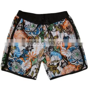 100% Polyester Made Men's Retro Board Shorts thumbnail-1