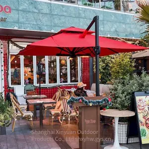 Outdoor Furniture Sunshade Umbrellas, Square Roman Umbrellas for Gardens and Restaurants, Customized by Manufacturers thumbnail-2