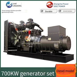 Hunan Shangchai Electronic Control Unit Pump Power 700kw Diesel Generator Set, Engineering Emergency Power Supply thumbnail-1