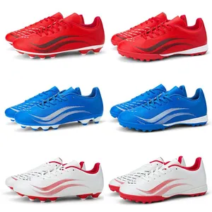 Wholesale New Men Soccer Shoes Indoor Cleats Football Boots Match Long Spikes Sneakers Breathable Ultralight Training Drop Shipping thumbnail-4