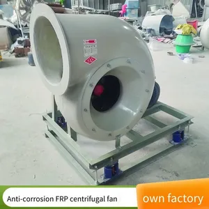 Anti-corrosion Frp Centrifugal Fan F4-72/6c, 11kw Variable Frequency Exhaust Fan thumbnail-4