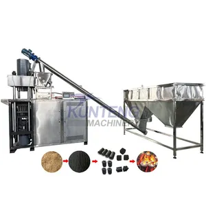 Full Automatic Charcoal Powder Molding Machine Hydraulic Charcoal Briquette Machine thumbnail-1