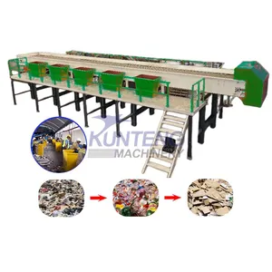 New Design Municipal Waste Sorting Table Machinery Manual Sorting Table Platform for Municipal Waste thumbnail-1