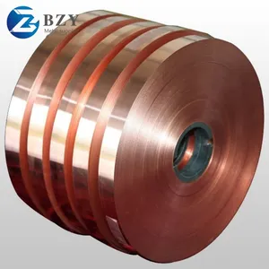 Wholesale 99.9% Pure Copper Strip C11000 C12000 Copper Coil Foil Roll Best Price thumbnail-3