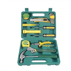 16pcs Multi-scenario Household Hand Tool Kit With Portable Plastic Case for Real Estate Gift & Supermarket Promotion thumbnail-1