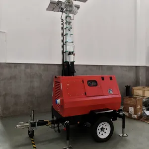 Outdoor Floodlight Mobile Lighting Tower for Road Repair Disaster Relief thumbnail-2