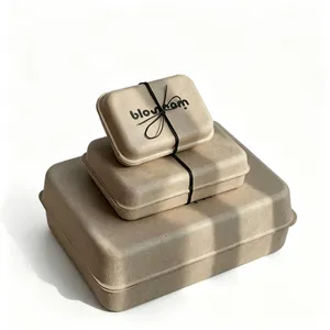 Pulp Molding Gift Box for Premium Gifts & Souvenirs, Biodegradable Molded Fiber Packaging With Full-Color Custom Branding thumbnail-2