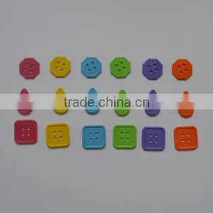 Multiple Color 2-hole Plastic Buttons for Children / Kids Sewing Buttons thumbnail-5