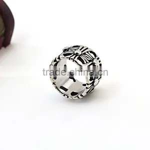 Latest Design Rings Silver Stainless Steel Boys Rings Fashion for Men thumbnail-4