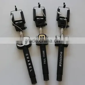 Cartoon Selfie Stick With 3.5mm Jack Cable,cartoon Selfie Stick for Smartphone and Camera thumbnail-4
