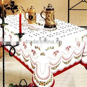 Printed Design White Table Cover thumbnail-1